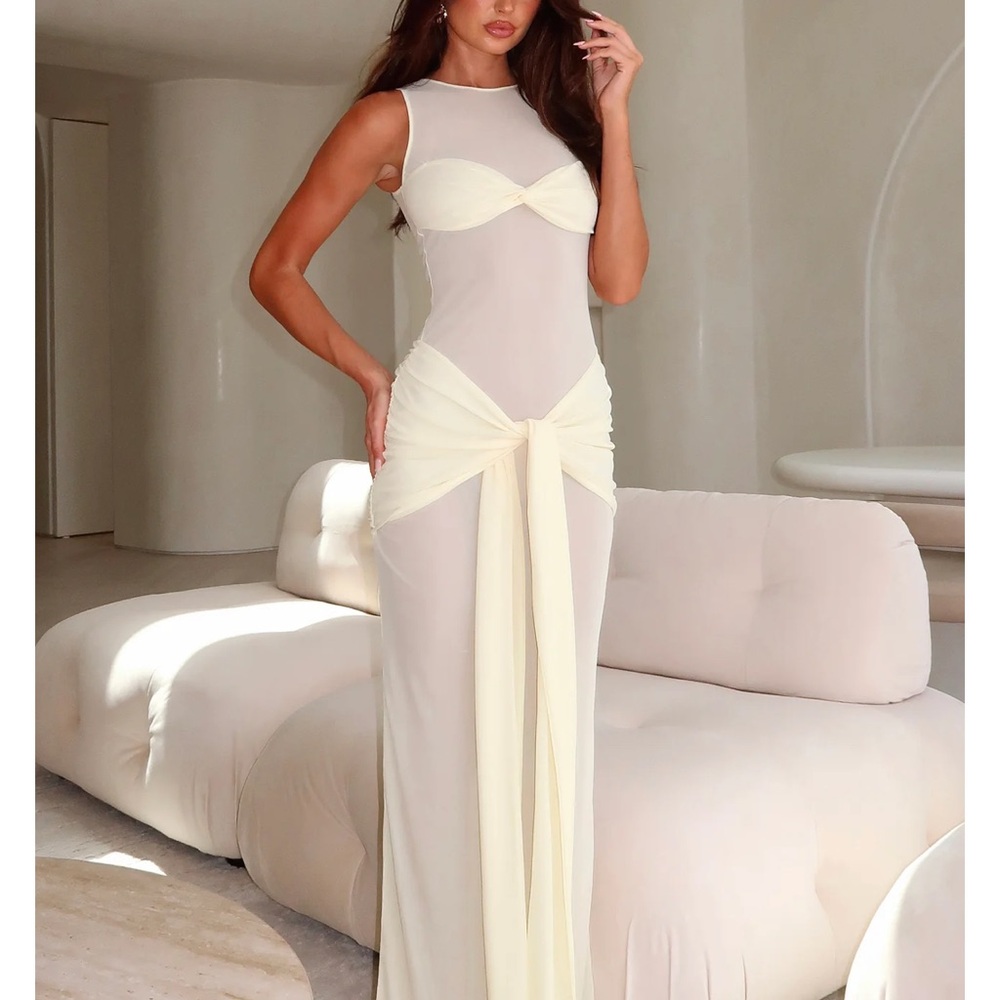 White Fox honeymoon maxi dress